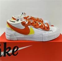 Nike Blazer Low Sacai White Magma Orange Sneakers Dd1877100 Size: UK 6 /US 7