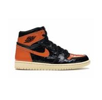 Nike Air Jordan 1 Retro High Black Orange Sneakers Size: Uk5.5 / Us6 (GS)