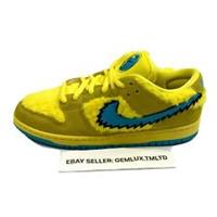 Nike Sb Dunk X Grateful Dead Bears Cj5378 300 Yellow Low Sneakers Size: UK 9