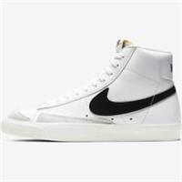 NIKE BLAZER MID'77 VINTAGE MENS WHITE/BLACK SHOES.SIZE UK-6-10.5
