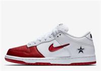 Nike SB Dunk Low Supreme Jewel Swoosh Red Men's - CK3480-600