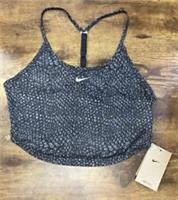 Nike Crop Training Top Ladies Black Size UK S (10) #REF98