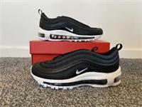BRAND NEW Nike Air Max 97 Older Kids - Black/White - UK Size 4 (EU 36.5)