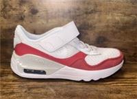 Nike Air Max SYSTM Trainers Boys White/Red Size UK 2 #REF165