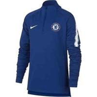 Junior Nike Chelsea Squad Blue Drill Top Youth Cardigan 920169 495