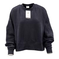 Nike Phoenix Fleece oversized crew sweatshirt in black