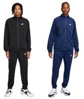 Nike Summer Full Club Poly-Knit Tracksuit Zip Jacket Classic Joggers Lightweight - M Regular