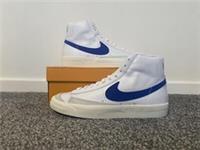 BRAND NEW Nike Blazer Mid - White/Royal Blue - UK Size 6