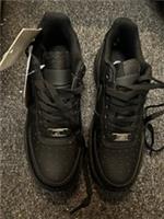 Tagged Nike Air Force 1 '07 Black Brand New Size 4.5