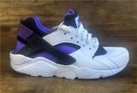 Nike Huarache Trainers Ladies White/Purple Size UK 5-6 #REF82