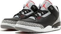 DEADSTOCK Nike AIR JORDAN 3 RETRO AS NRG FREE THROW LINE UK 9 (US 10) BLACK