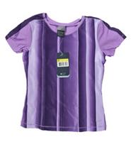 Nike Dri-Fit T-Shirt Womens Small Purple Stretch Vintage Y2K NEW Running Gym - S Petites