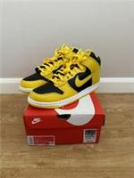 Nike Dunk High - Black Varsity Maize - Iowa - UK10.5 US11.5 EU45.5