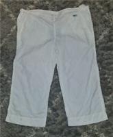 Nike Gym Pants Womens Medium (10-12) White 3/4 Length pants Vintage Y2K NEW - M Regular