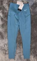 S Small ~ Nike Universa Leggings Medium-Support Mid-Rise, 7/8 Length, Pockets - S Regular