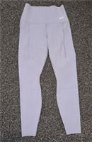 S Small ~ Nike Universa Leggings Medium-Support High-Rise, 7/8 Length, Pockets - S Regular