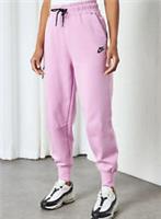 Nike Sportswear Tech Fleece Jogger ~ Women's L Large, Standard CW4292 680 Pink - L Regular