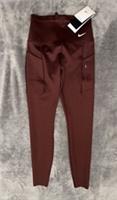 Womens S Small ~ Nike Go Leggings Firm-Support High-Waisted Full-Length Pockets - S Regular