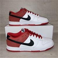 🔥 ID By You Nike Dunk, White, Red, Black ~ UK 11 EU 46 US 12 ~ AH7979-992 🔥