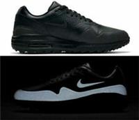 🔥 Nike Air Max 1 G Golf Shoes | Women's UK 5.5 EU 39 US 8 | AQ0865-007 Black 🔥