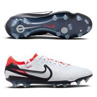 Nike Tiempo Legend 10 Elite FG Firm Ground White/Black/Bright Crimson DV4328-100