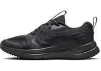 Nike Cosmic Runner Trainers Juniors Boys Black Size UK 4 (Ref394)