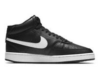 Nike Court Vision Mid Hi Top Trainers Ladies Black Size UK 5 #REF97