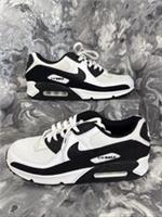 Nike Air Max 90 Trainers Mens Black/White Size UK 8.5 (RefBox)