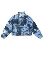 Nike Therma-Fit Womens AOP Fleece Half Zip Top - L