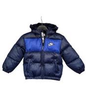 NEW Nike Navy Blue Boys Quilted Puffer Jacket Hooded - 4-5 Years