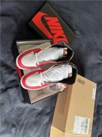 Nike Jordan 1 High Light Fusion Red UK9.5