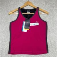 Nike One Dri Fit Inner Support Low Intensity Tank Top Pink Womens L Cup C/ D - L Regular