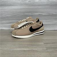 Nike Cortez Trainers Size 4.5 Desert Black Sail Gym Shoes New Brown Suede White