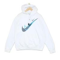 Nike Hoodie Mens Size M White Swoosh​ Casual​ Streetwear​ Activewear - M Regular