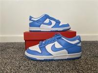 BRAND NEW Nike Dunk Low Older Kids - University Blue/White - UK Size 3 (EU 35.5)