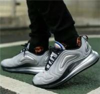 Nike AIR MAX 720 Mens Boys Trainers Grey Metallic UK Size 6 Eu 40 AQ3196 012