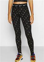 NIKE SPORTSWEAR NSW SWOOSH PRINT HIGH WAIST LEGGINGS BLACK GOLD UK S NEW LAST 2 - S Regular