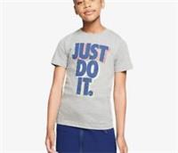 Nike NSW Just Do It T Shirt Juniors Boys Grey Size UK Medium Boys #REF1