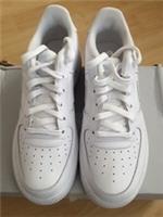 NIKE AIR FORCE 1 "SHINY SWOOSH" (GS) (CT3839 106) YOUTH UK 5.5