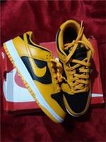 Nike Dunk Low Retro Goldenrod Black Yellow Size UK 10