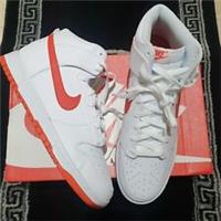 Nike dunk high retro white/picante red-white UK 11