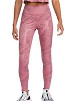 NIKE THE ONE GLITTER RUNNING LEGGINGS BERRY BLACK DRI FIT MID RISE UK M-XL RARE - L (UK16-18) Regular