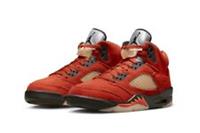 Nike Air Jordan 5 Retro WMNS- DD9336 800 Martian Sunrise Black Fire Red UK 6