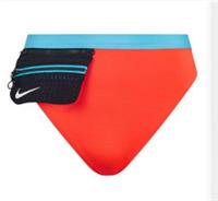 Nike Waisted Bikini Bottom Bright Crimson UK Size XL #REF13