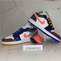 NIKE AIR JORDAN 1 LOW MMB BG DH7547-100 Size UK 5.5 EUR 38.5 TRAINERS