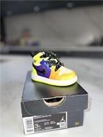 Nike Air Jordan 1 Mid SE Volt Vivid Orange Yellow Uk 2.5 Baby FD8794 700 Rare