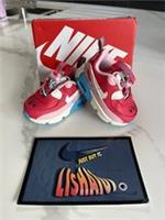 Nike air max 90 toggle toddler Size Uk 2.5 FB2339 600 Pink Rare 🔥