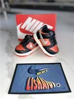 Nike Dunk Low (TDE) Toddler Kids Shoes Size 1.5 Black/Metallic Silver DV1987-001
