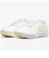 Nike Air Zoom Pegasus 37 White Yellow BQ9647 105 UK 7.5 EU 42 Ladies Running