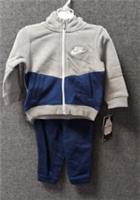 Nike Fleece Toddler Tracksuit Dark Grey/blue Age 12 months RRP £39.99 LN048 DD 0